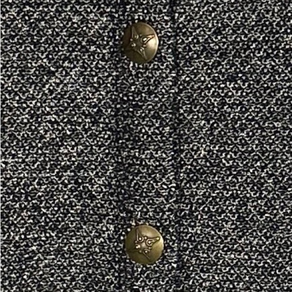 LL Bean jacket/sweater, size 2X, marled gray, layer, spring, autumn, shacket - Picture 2 of 9